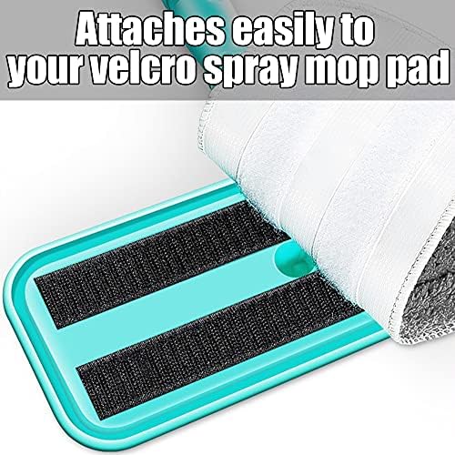 6 Pack Microfiber Spray Mop Heads - Dark Gray