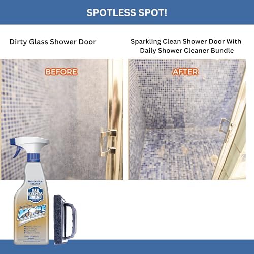 Daily Shower Spray Kit with Foam Scrub Brush