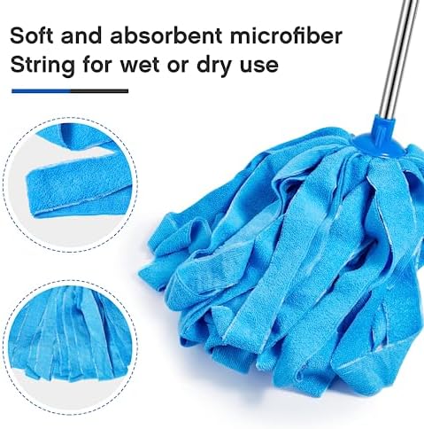 Tanlade 6 Pcs Microfiber Mop Head Replacement for 08 Inch Handle 1