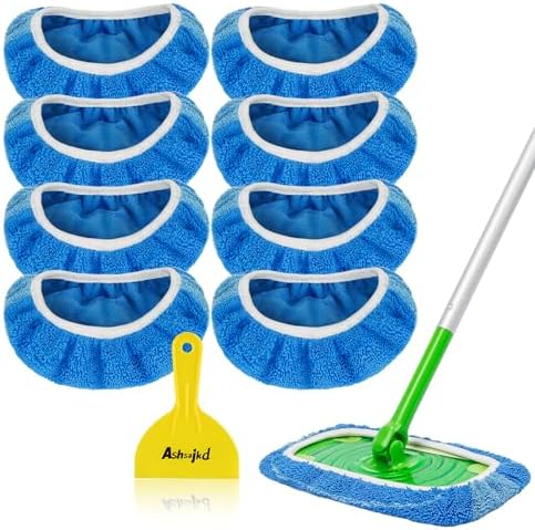 8 Pack Reusable Mop Pad for Swiffer Sweeper