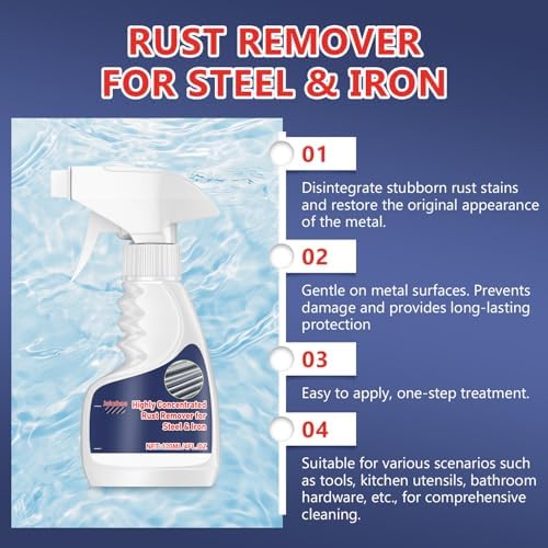 Heavy Duty Rust Remover Spray for Metal Surfaces