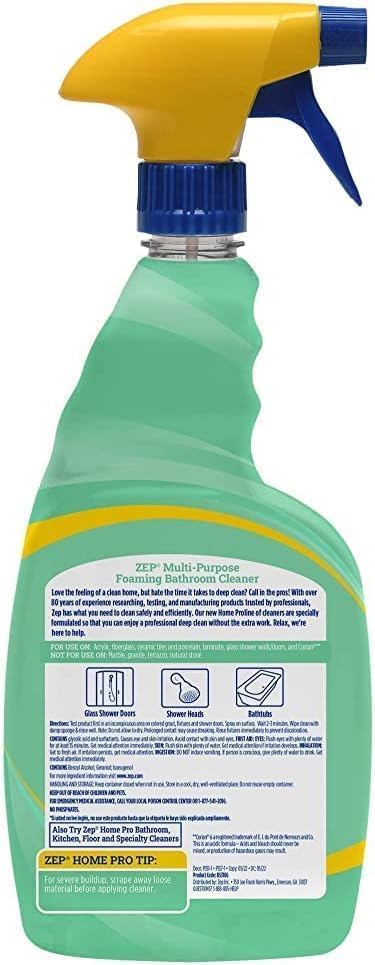 Zep Home Pro Foaming Grout Cleaner Multi-Purpose Cleaner - 32 Fl Oz