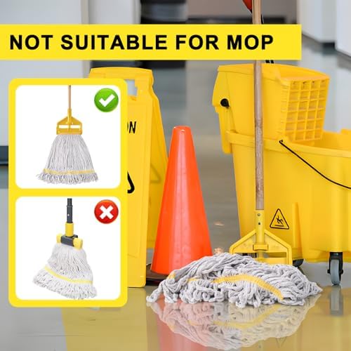 KeFanta 3 Pack Heavy Duty Cotton Mop Head Refill