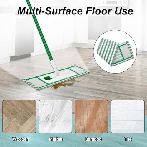 Aiyiried Microfiber Mop Pads 2 Pack Refills for Libman WetDry Mop
