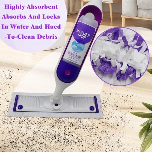 Mewvine Swiffer PowerMop Refill Pads - 30 Count Multi-Surface Mopping Pad Replacement