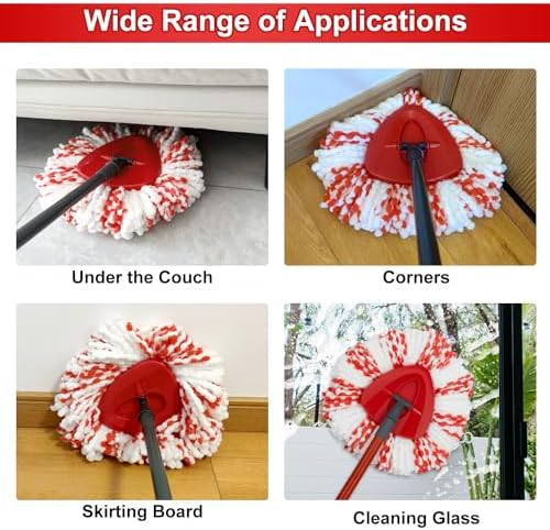 3 Pack Deep Clean Refill for Oceda EasyWring Spin Mop System