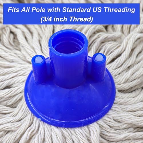 EaseYourDay Cotton String Mop Replacement Heads 6 Pcs