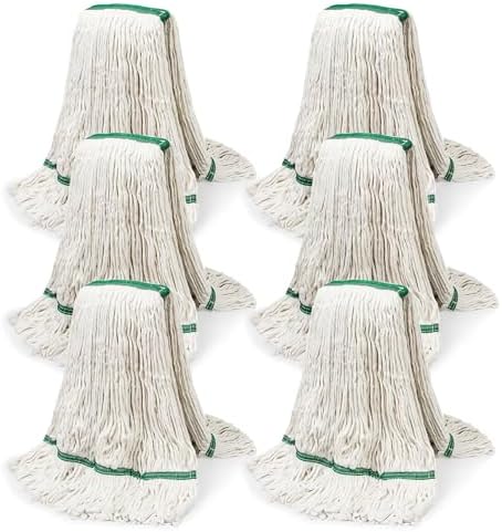 kCarpoly 20oz Heavy Duty Mop Head Refills 6 Pack