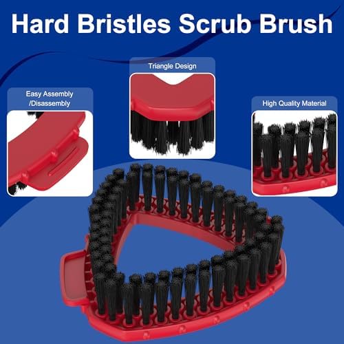 Folews O-Cedar Scrub Brush Head Replacement for 2-Tank System