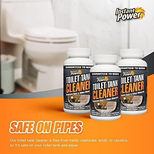 Instant Power Toilet Tank Cleaner 16 Oz No Scrubbing Removes Rust and Minerals