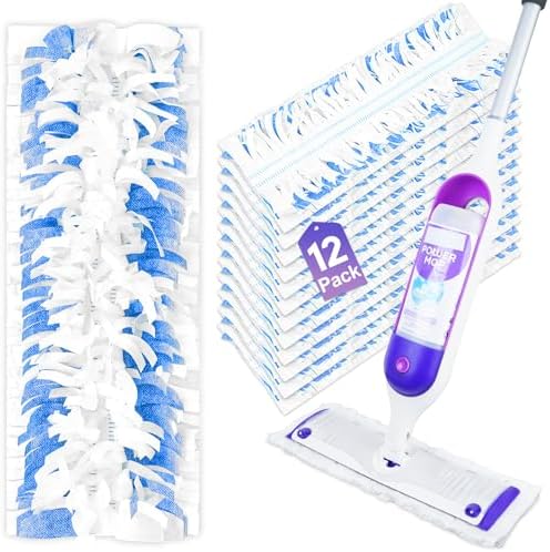 12 Pack Power Mop Refills for Swiffer Power Mop