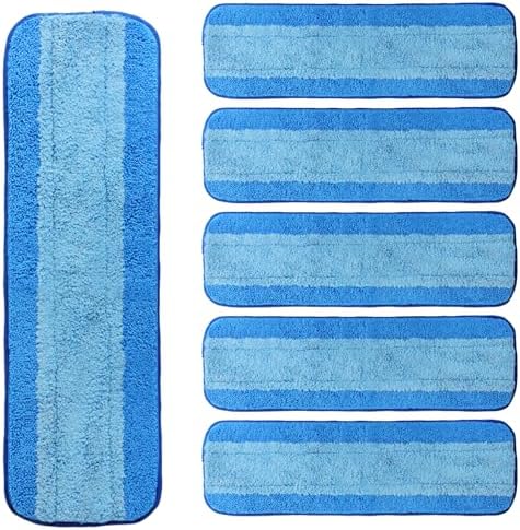 6 Pack Microfiber Cleaning Pads for Bona Mop