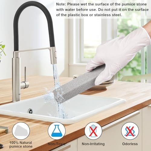 Herda 10 Pack Pumice Stones for Toilet Bathroom Cleaning