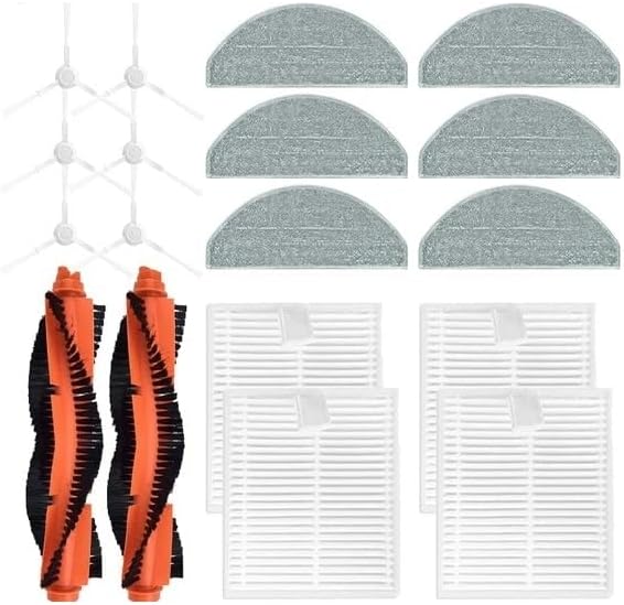 Marebm Compatible Roller Side Brush Mop Cloths 7Pcs