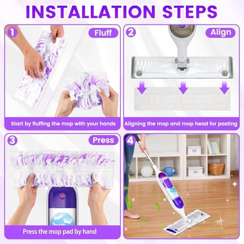 10 PCS Swiffer PowerMop Replacement Mop Pads - Multi-Surface