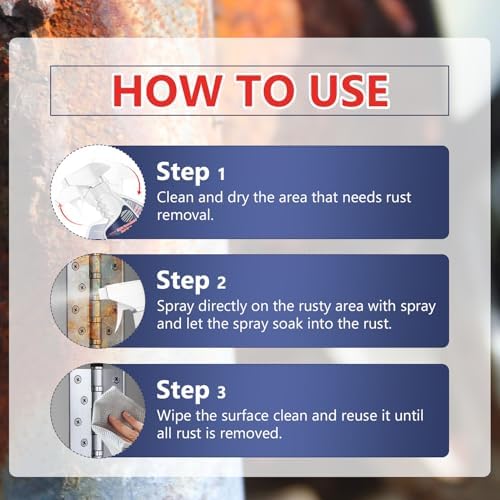 Heavy Duty Rust Remover Spray for Metal Surfaces