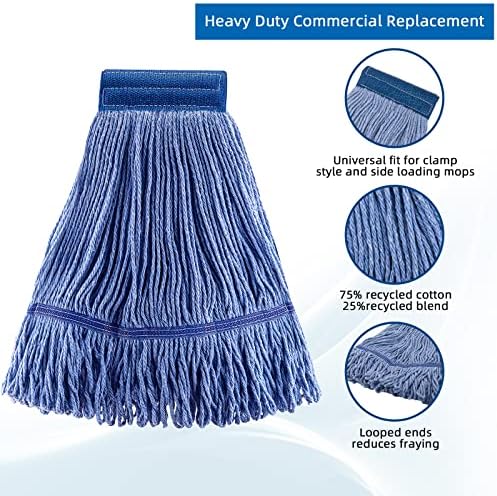 Star Maktion 3-Pack Heavy Duty Mop Head Replacement