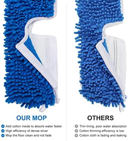 kCarpoly 2 Pack Thicken Mop Refills for Dual Action Flip System