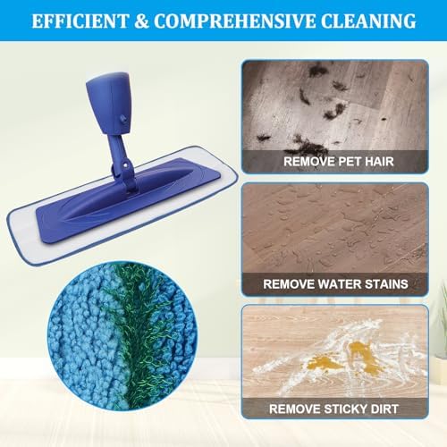 6 Pack Deep Clean Microfiber Mop Pads for Bona Family