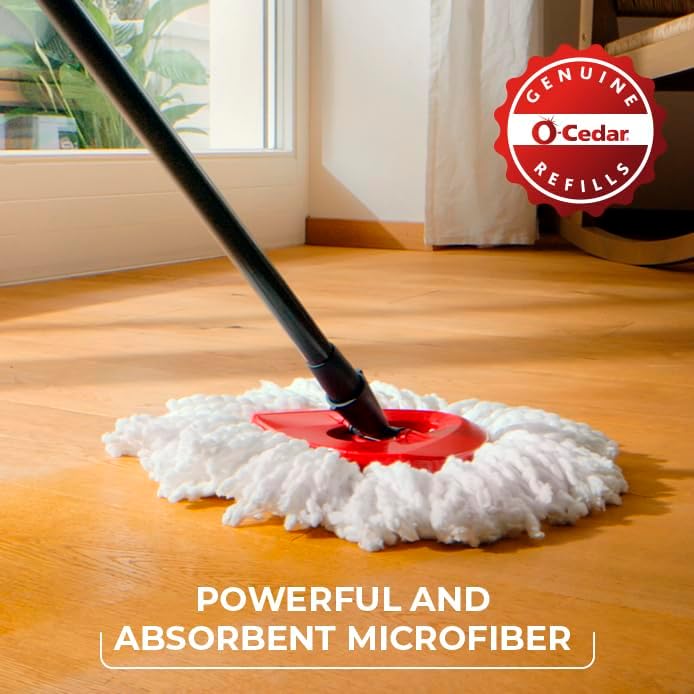 O-Cedar EasyWring Spin Mop Head Replacement Pack of 12 1
