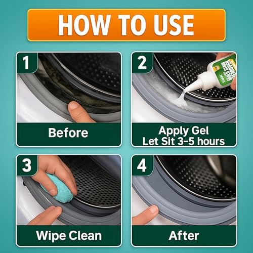 TAKK Mold Stain Remover Gel No Scrub 8oz Made in USA