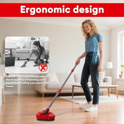 Dockvolt 2 Pack Scrub Brush Replacement for O-Cedar EasyWring 1 Tank