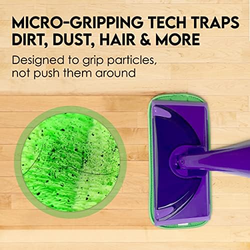 Turbo Microfiber Reusable Mop Pads 8 Pack