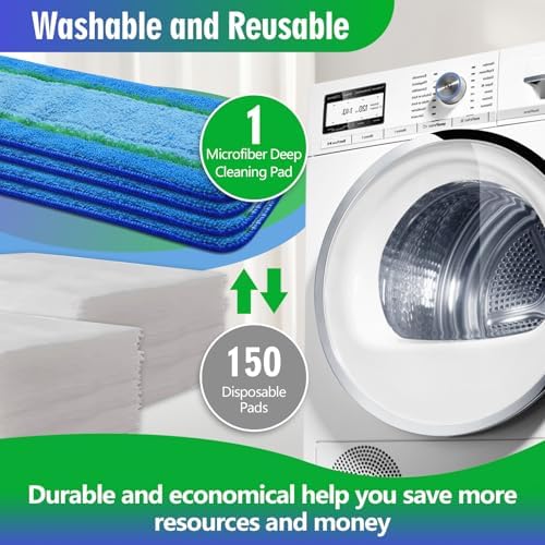 12-Pack Microfiber Replacement Pads for Bona 18-Inch Mops