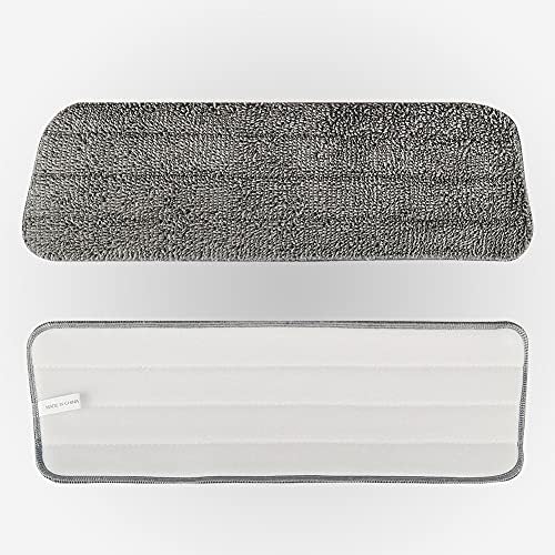 6 Pack Microfiber Spray Mop Heads - Dark Gray