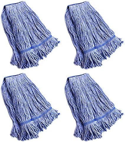 NIUBEE Heavy Duty Commercial Mop Head Refills 4 Medium