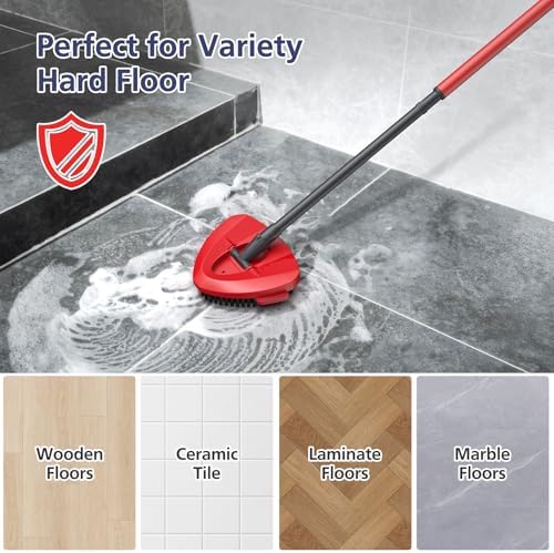 Caehomly 2 Pack Spin Mop Hard Bristle Replacement Head