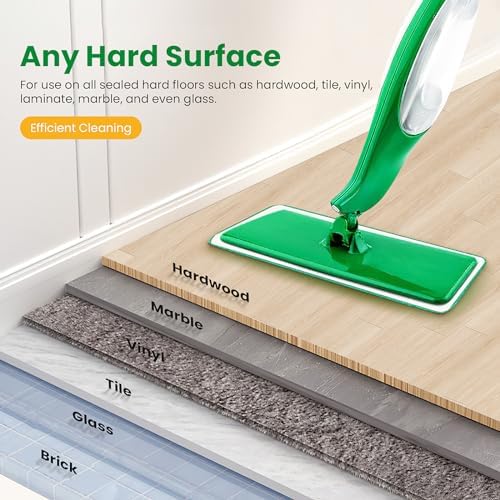 4 Pack Microfiber Spray Mop Pads Refills for Libman Freedom Spray Mop