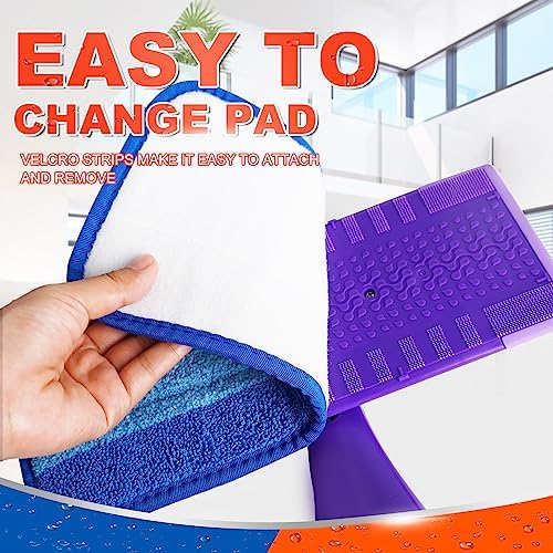 DR DAPPER Reusable Wet Jet Pads 4 Pack for Swiffer WetJet Mop
