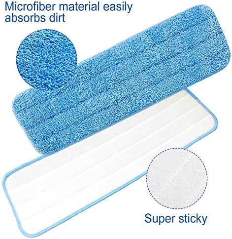 24 Pack Microfiber Mop Pads for Wet Dry Mops
