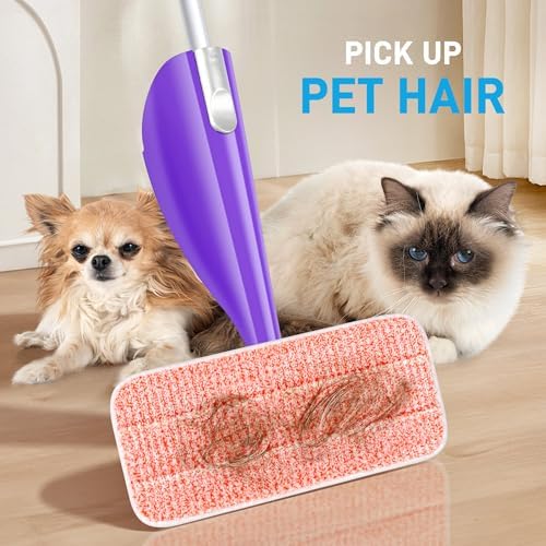 Bvhonwe 8 Pack Reusable Swiffer Wet Jet Mop Pads