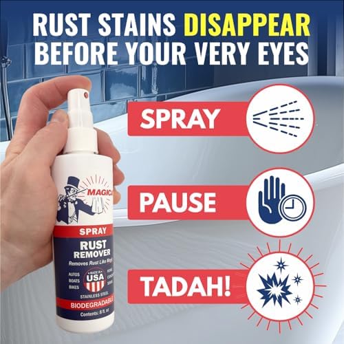Magica Rust Remover 8oz Gel Spray Combo 1
