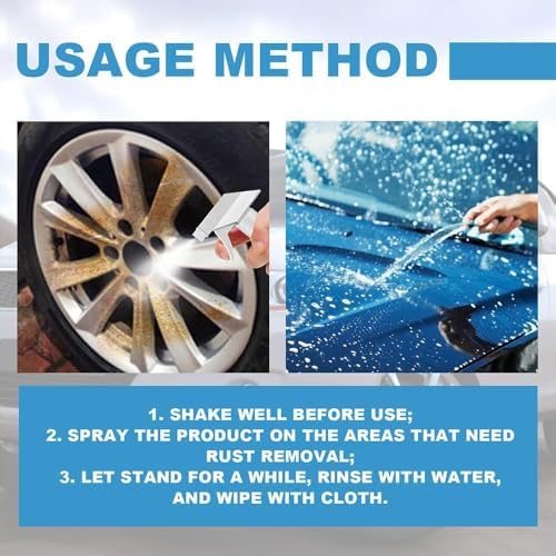 ZANWANXIN Fast-Acting Rust Remover 3PCS