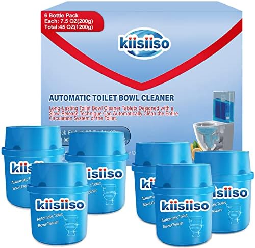 KIISIISO Toilet Cleaner Tablets in Bottle Blue