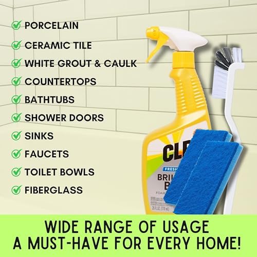 CLR Brilliant Bath 26oz Calcium Lime Rust Remover Kit