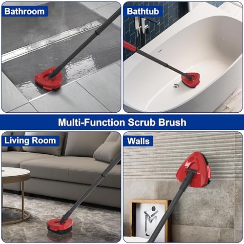 Folews O-Cedar Scrub Brush Head Replacement for 2-Tank System