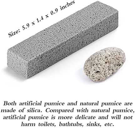 Lenicany 6Pack Pumice Stones for Toilet Cleaning