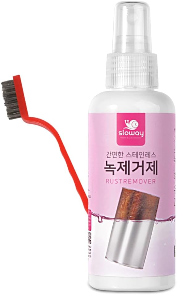 Rust Remover Spray 507oz - Multipurpose Metal Cleaner with Brush
