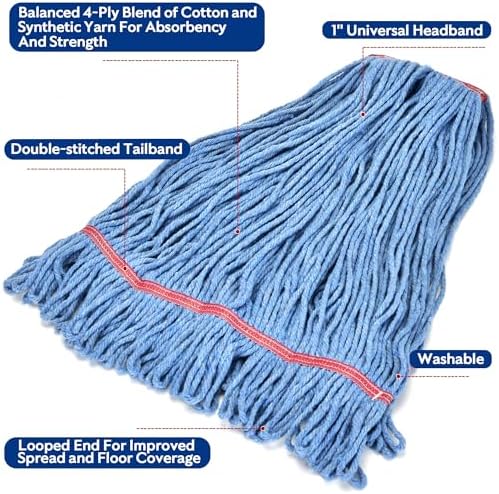 Matthew Heavy Duty Mop Head 24oz Pack of 3