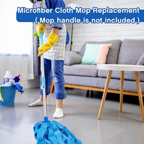 Tanlade 6 Pcs Microfiber Mop Head Replacement for 08 Inch Handle 1