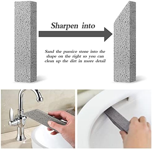 Lenicany 6Pack Pumice Stones for Toilet Cleaning