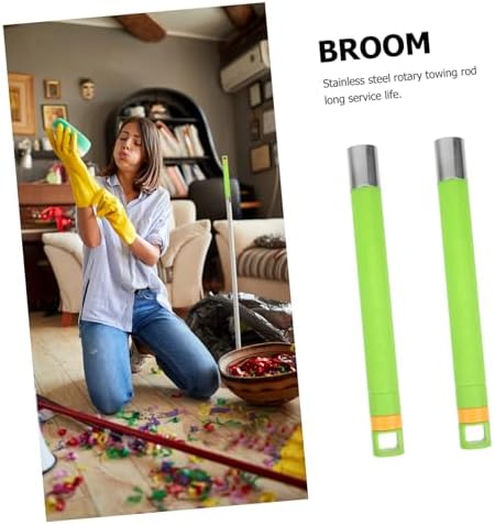 2pcs Mop Handle End Caps Grip Replacement for Broom and Dustpan