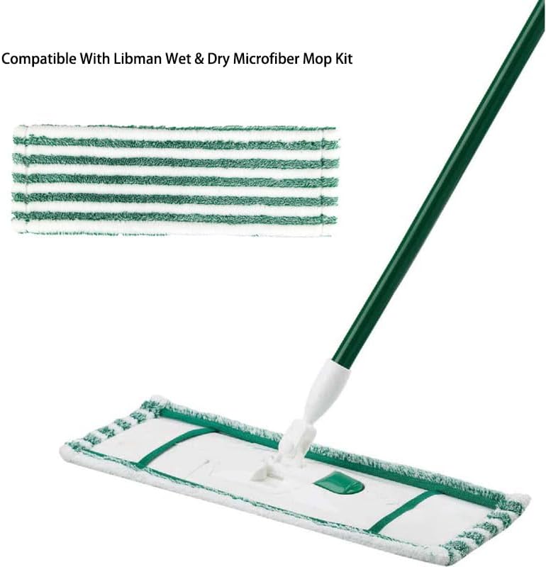 Rinakou 6 Pack Microfiber Mop Refills for Libman Wet Dry Mop