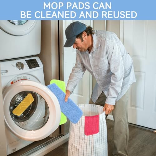 GreeSuit 6 Pack Microfiber Mop Pads for Libman Freedom Spray Mop