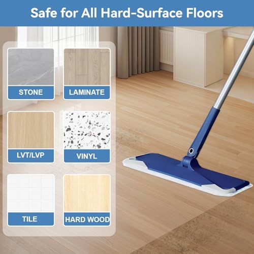 ZQZiQi 50 Count XL Microfiber Mop Pads for Bona