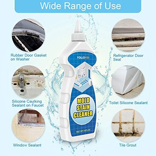 FOLLOWIN Mold Mildew Cleaner Gel 18oz for Bathrooms